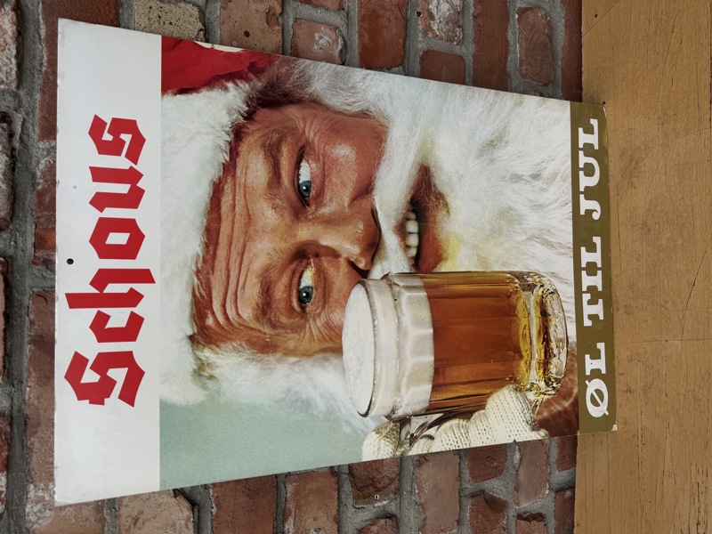 Schous juleølplakat 