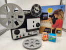 8 mm filmfremviser med tilbeør