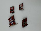 4 små Norskeflagg