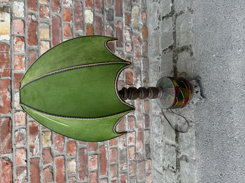 50-60 talls Bordlampe m/ grønn skjerm