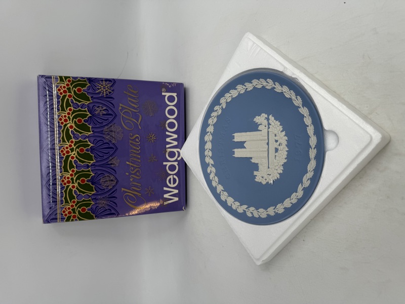 Wedgwood juleplatte 1977