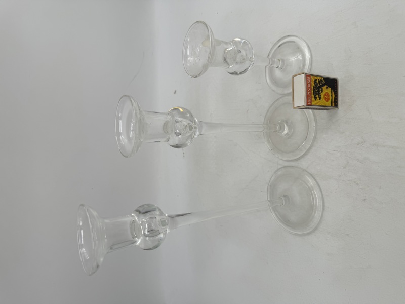 Hadeland- 3 Glasslysestaker