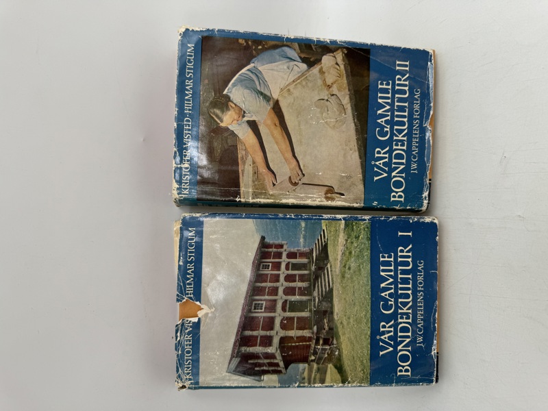 2 Bøker Vår Gamle bondekultur nr 1+ 2