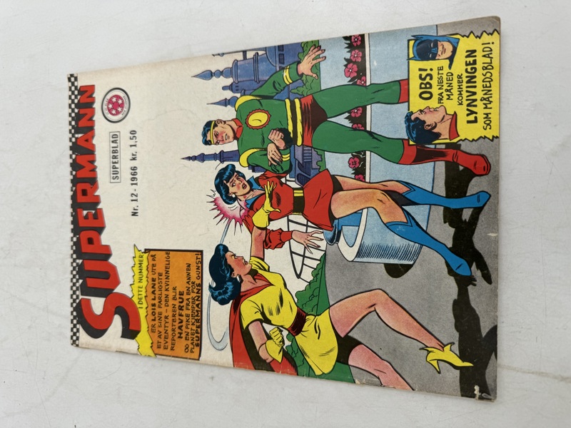 Tegneserie- Supermann nr 12 1966
