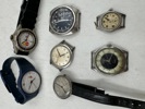 7 stk gamle armbåndsur