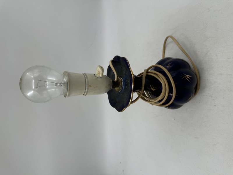 Kobolt Blå gml lampe