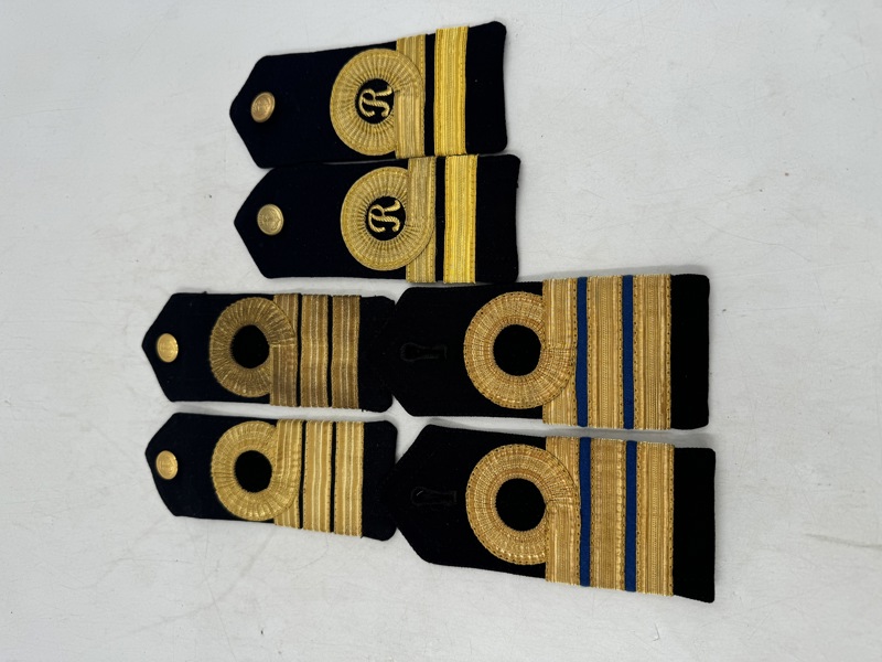 Sjøforsvaret- 3 par skulderklaffer