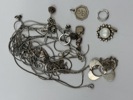 Sølv Lott( sølv) kjeder, anheng etc