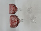 2 Bøhmiske Vinglass