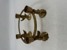 4 armet messingstake med engler