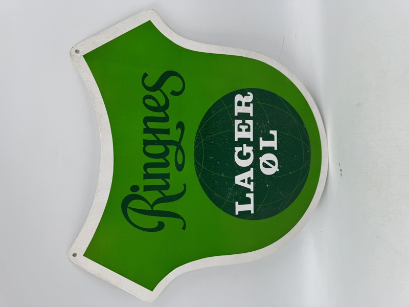 Gmlt Ringnes lager øl skilt