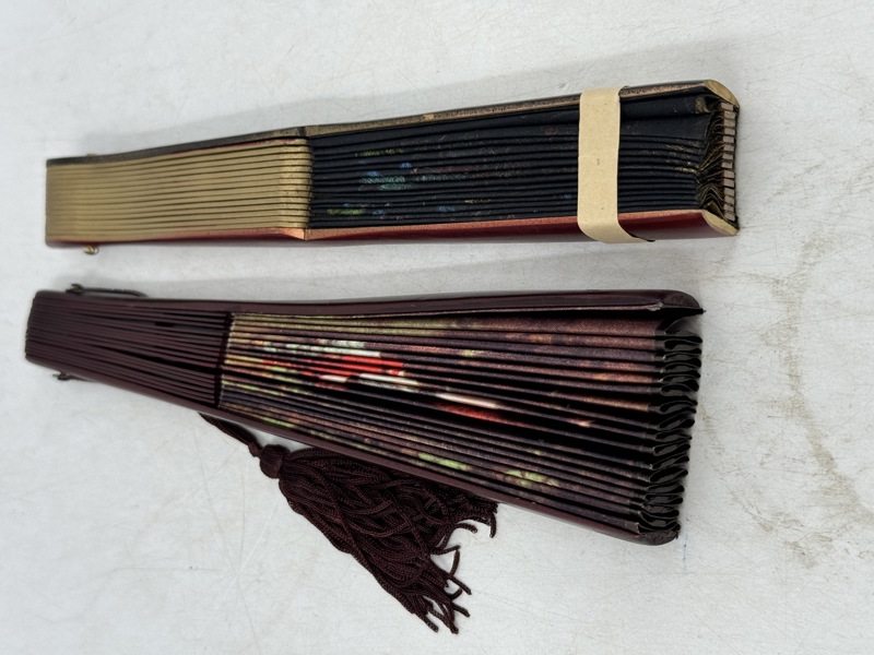 2 vifter Kolleksjon imitasjon berømte vifter