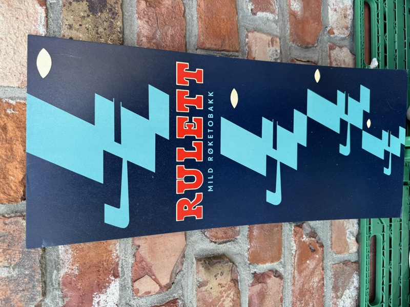 Plakat 50 tallet i topp stand