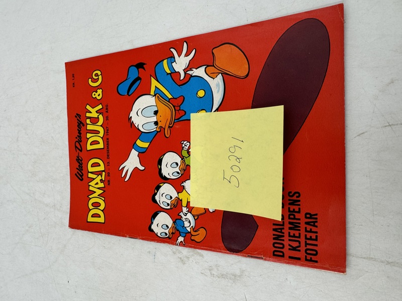 Donald Duck nr 50 13 des 1967 med vedlegg