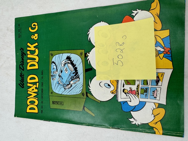 Donald Duck nr 43 20 okt 1965 med vedlegg