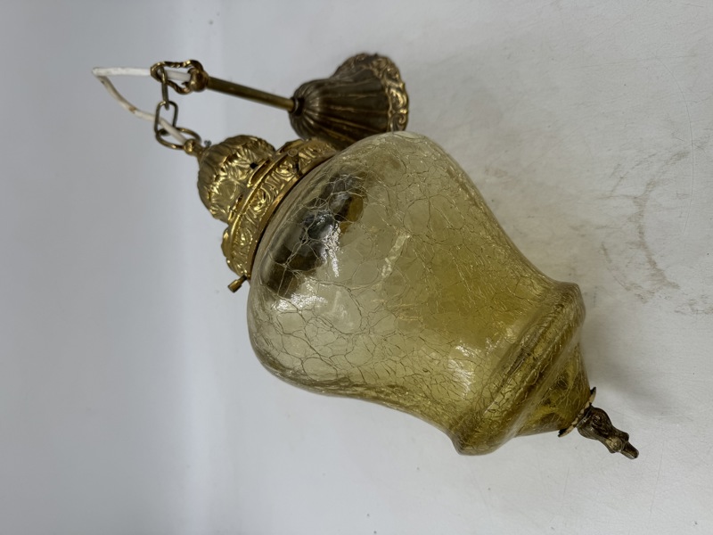 Dekorativ Glasskuppel , krakelert stil