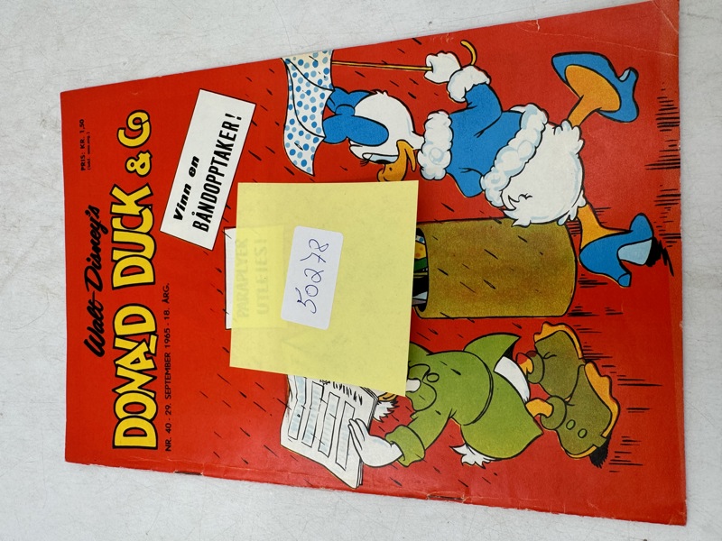 Donald Duck nr 40 29 september 1965 med vedlegg