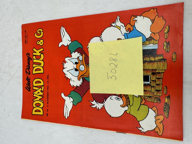 Donald Duck nr 45 3 nov 1965 med vedlegg
