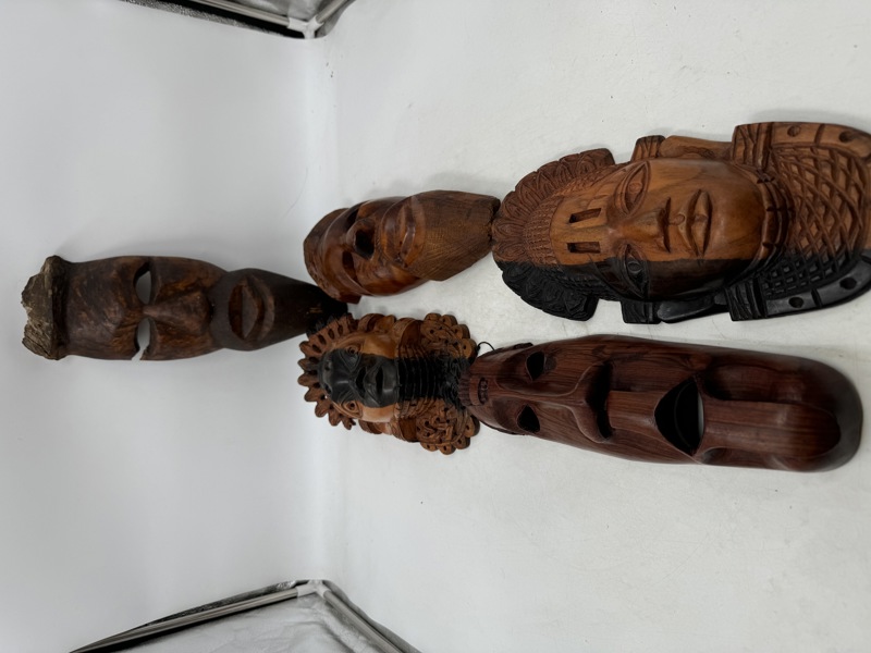 5 stk Afrikanske Masker