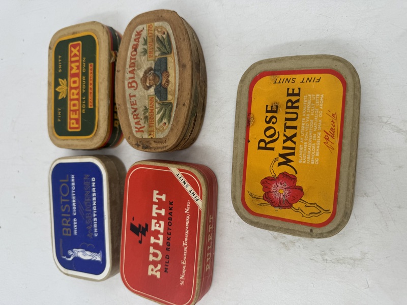 5 stk Tomme pappesker