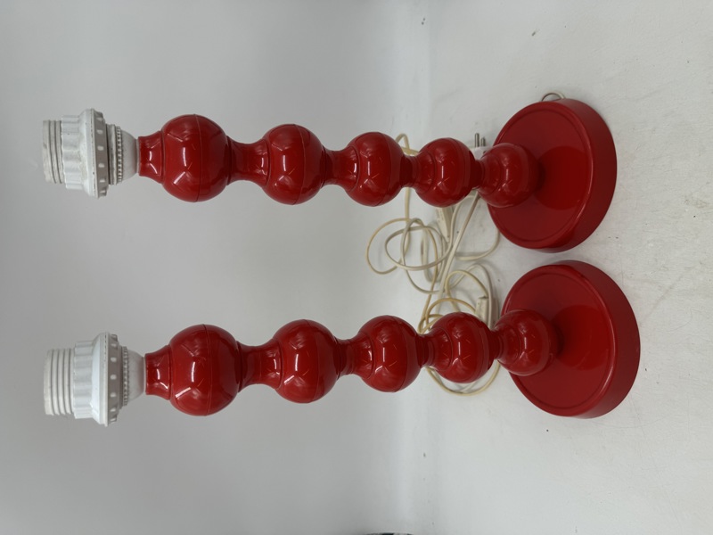 Vintage 2 stk Ikea Bordlamper 60-70 tallet