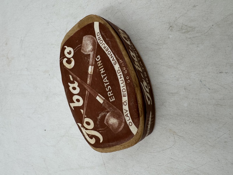 To-ba-co erstatning fra Olav o. Edlund Sandefjord.