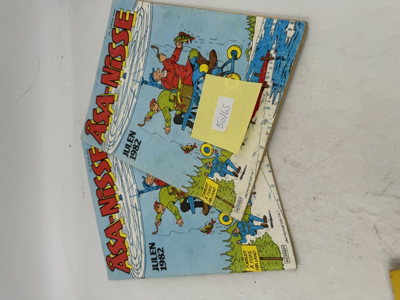 2 stk Tegneserie Åsa Nisse julen 1982