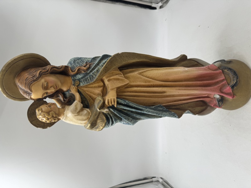 Figur- Jomfru Maria + Jesus Barnet 