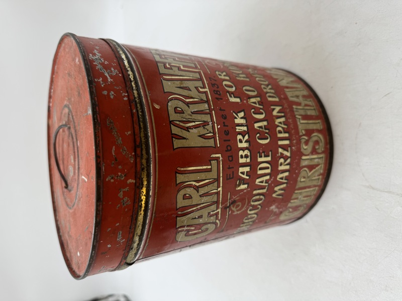 Blikkboks Carl Kraft med lokk