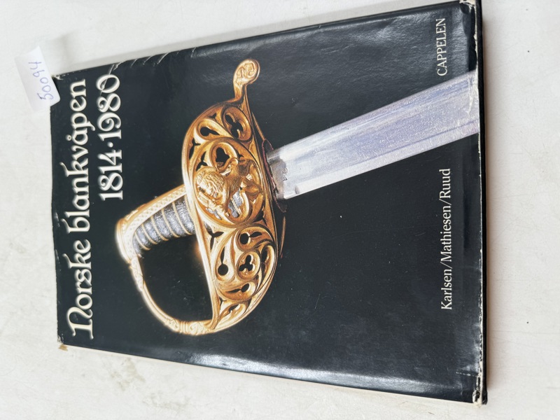 Bok Norsk Blankvåpen 1814- 1980