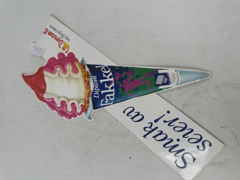 Diplom is Klistermerke Fakkel