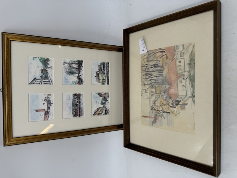 2 stk Bilder Porsgrunn