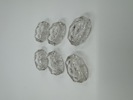 6 stk saltkar i glass