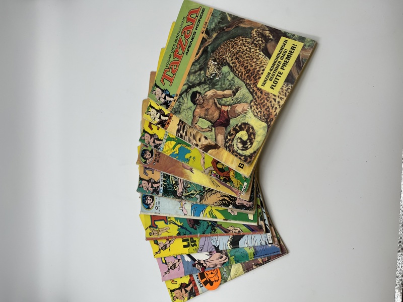 10 stk Tarzan tegneserier