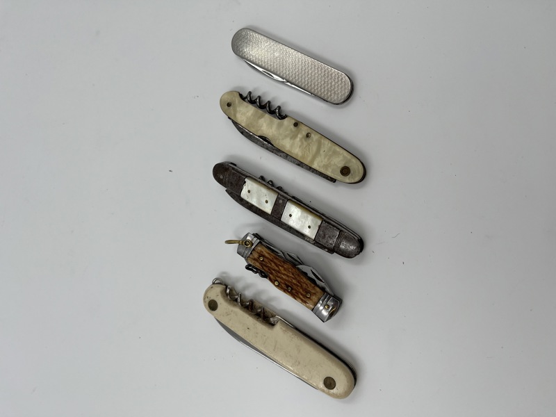 5 stk Lommekniver