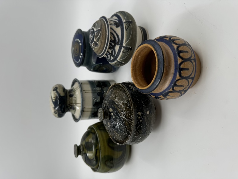 Otto Mulders- 6 stk Krukke m/lokk