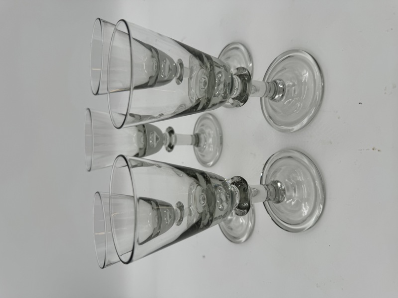 Hadeland- 5 stk Antikkgrå Hetvinglass