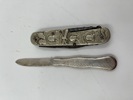 2 Uvanlige gml lommekniver