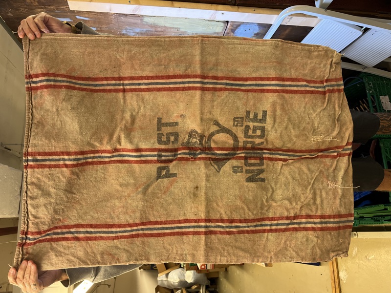 Postsekk 1950 tallet