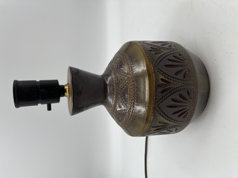 Bordlampe i keramikk, vest Tyskland