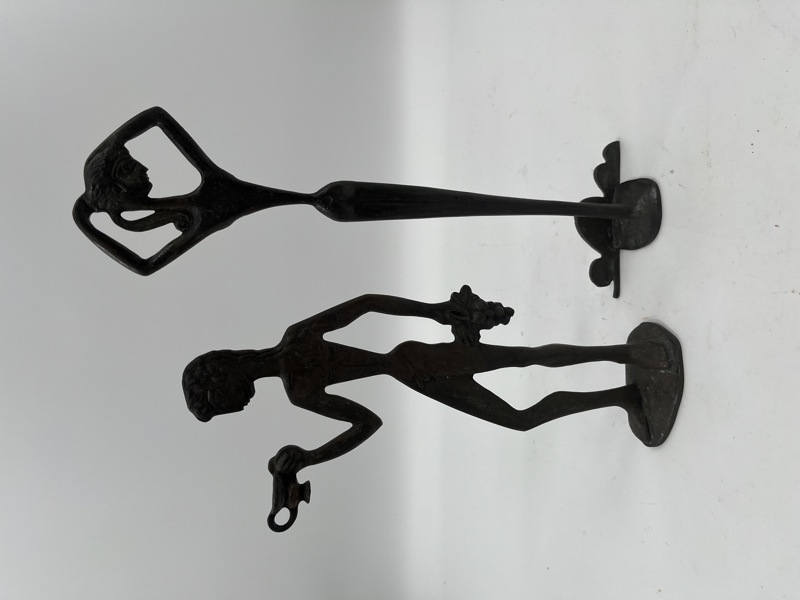 2 Greske figurer i bronse
