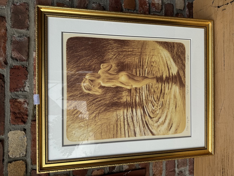 Flott litografi av Hans Sæle