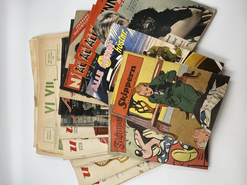 Lott - Aviser,ukeblader, tegneserier
fra 1955
