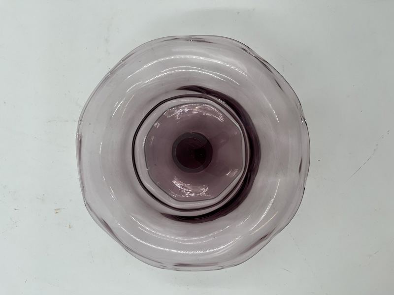 Liten glasskål, manganfarge