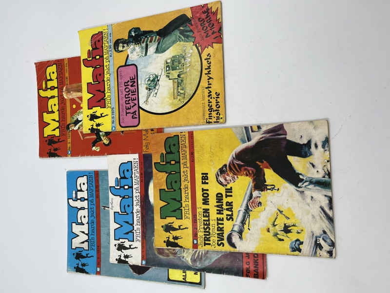 Tegneserie- Mafia år 74-75