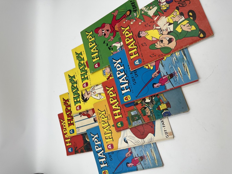 11 stk Happy 1969-70