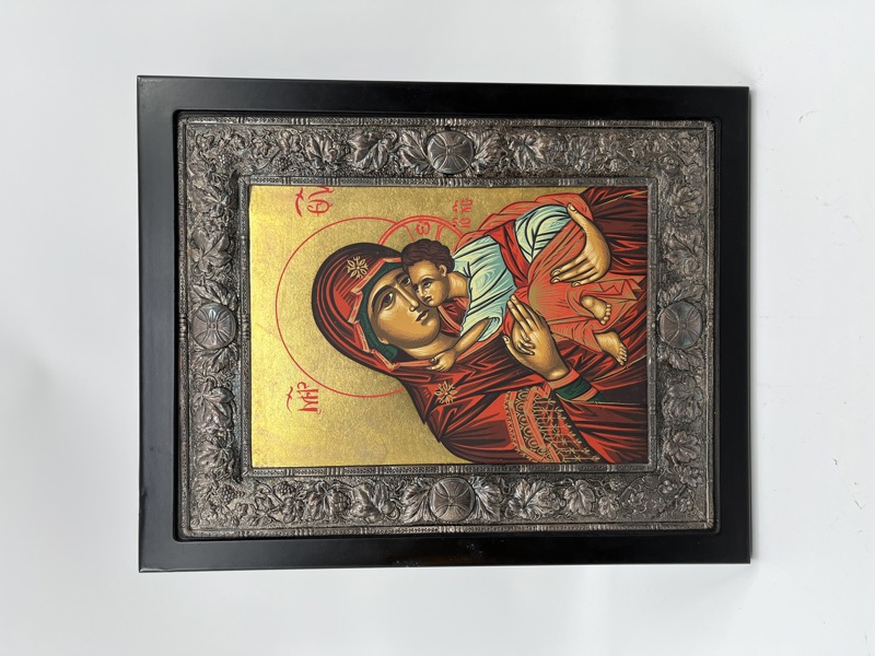 Ikon av Jomfru Maria og Jesusbarnet