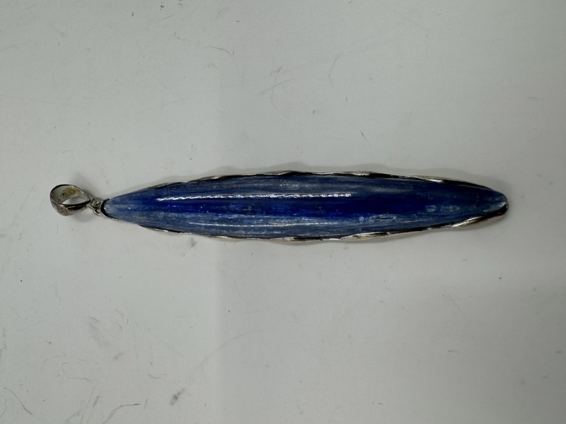 Sølv Halssmykke m/ sten