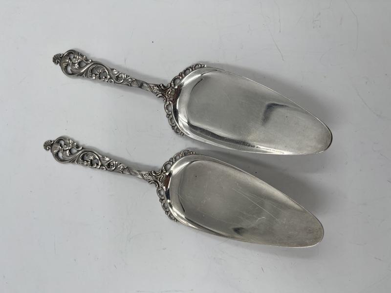 Sølv- 2 Kakespadder i tele