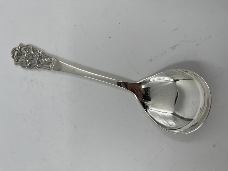 Sølv- Kompottskjee Diplomat